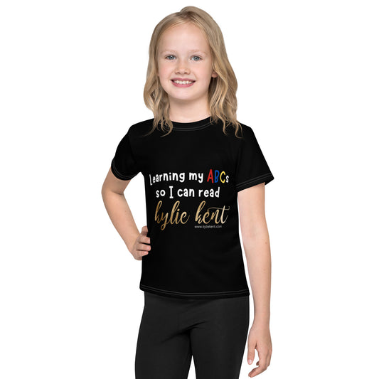 Learning my ABCs Kids crew neck t-shirt