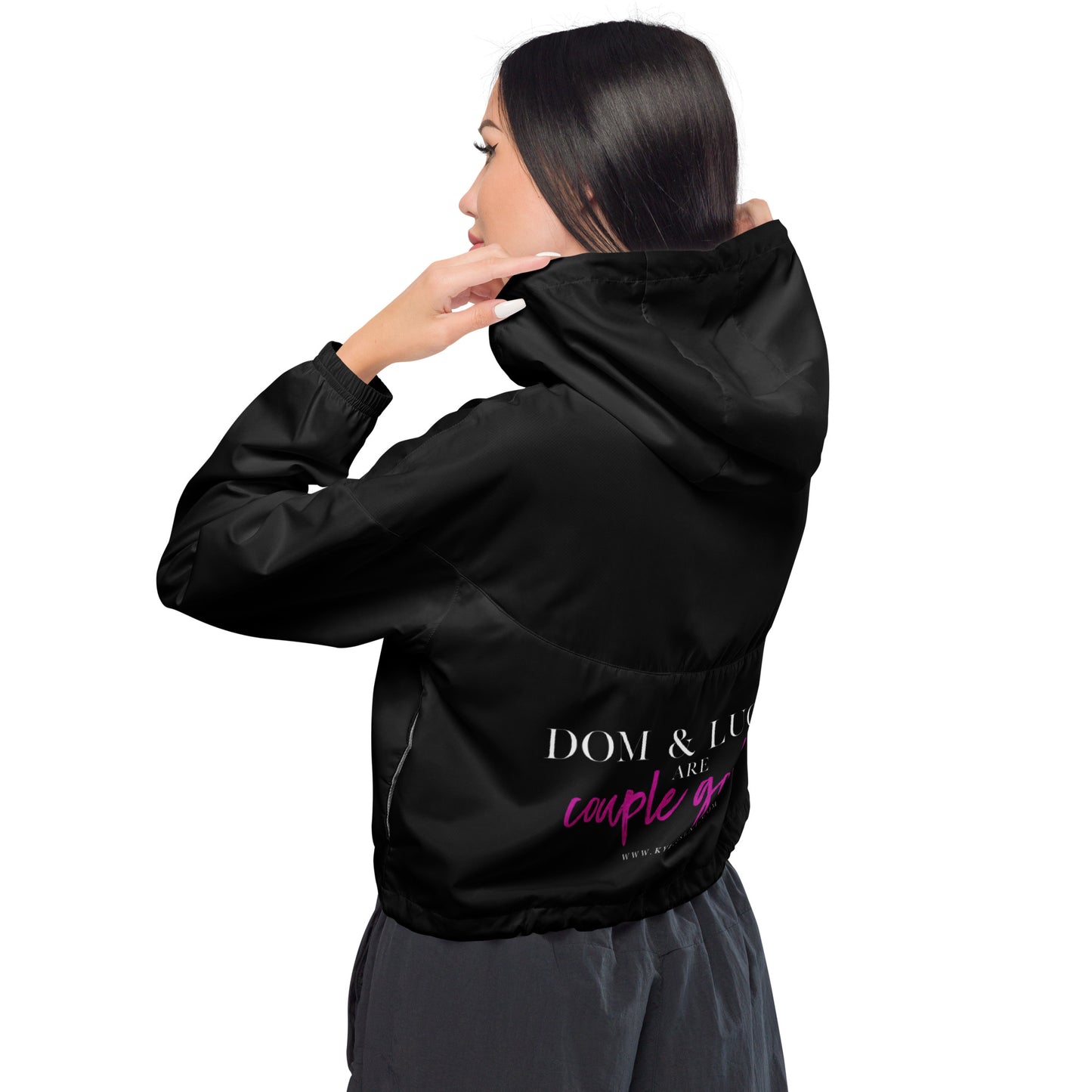 Couple Goals Women’s cropped windbreaker