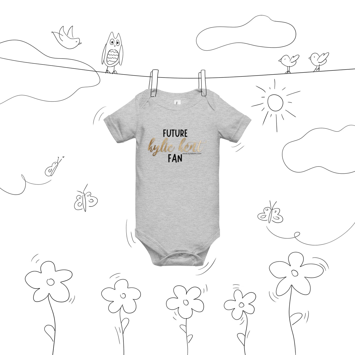 Future Fan Baby short sleeve one piece