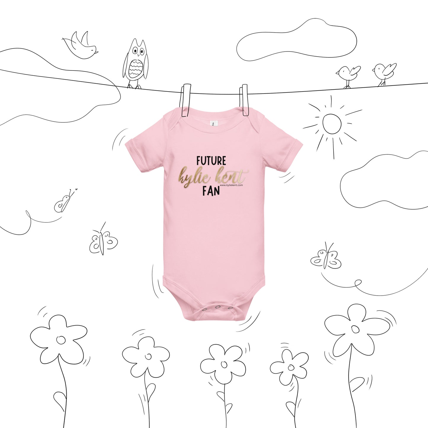 Future Fan Baby short sleeve one piece