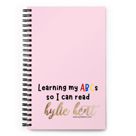 Learning my ABCs Spiral notebook