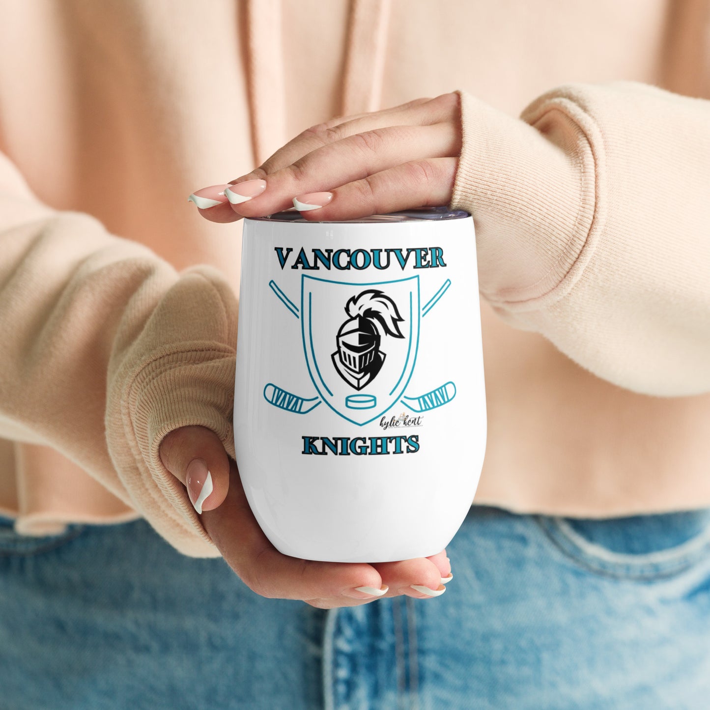 Vancouver Knights Wine tumbler