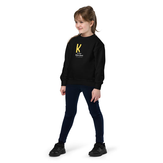 k is for Kylie Youth crewneck sweatshirt